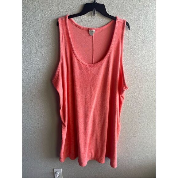 A New Day Terry Cloth Tank Dress/Swim Cover Up 2X - Picture 2 of 6